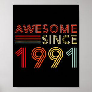 35 Birthday Decorations Men 35yr Awesome 1991 35th