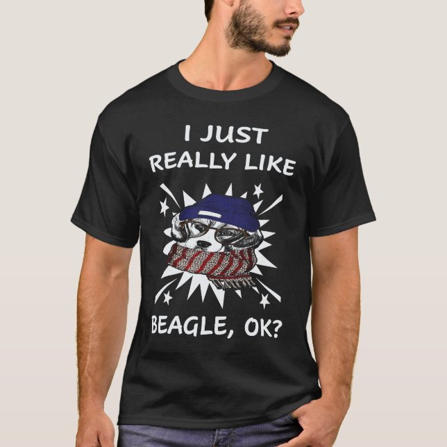 35 I Just Really Like Beagle T-Shirt (Front)