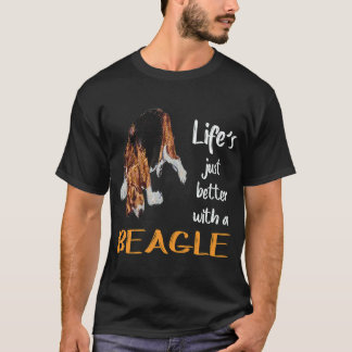 35 Life Just Better With A Beagle T-Shirt