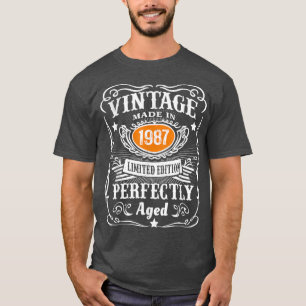 35 Year Old Gifts Vintage 1987 Limited Edition 35t T-Shirt