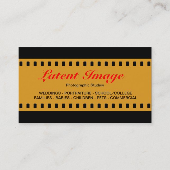 35mm Film 03 Business Card (Front)