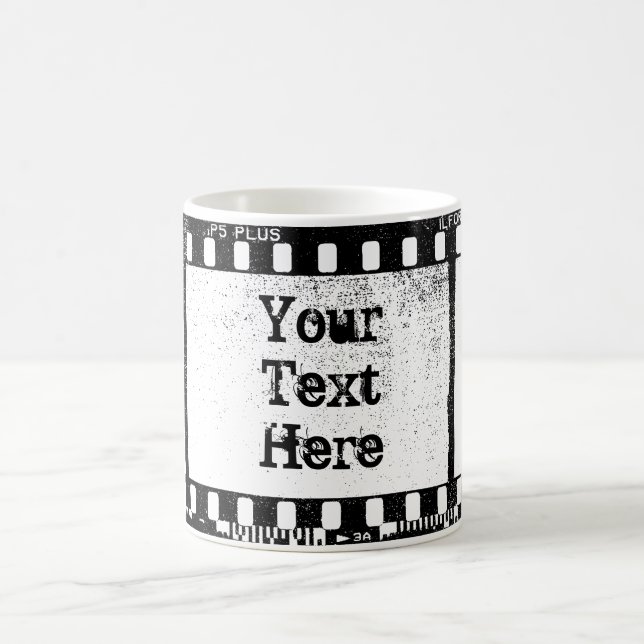 35mm Film Personalized Text Coffee Mug (Center)