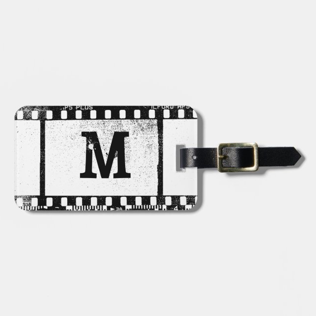 35mm Film with Monogram Luggage Tag (Front Horizontal)