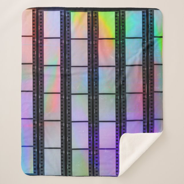35mm Filmstrips: Scanner Light Effects Sherpa Blanket (Front)