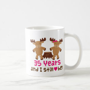 35th Anniversary Gift For Him Coffee Mug