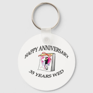 35th. ANNIVERSARY Key Ring