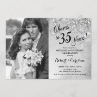 35th Anniversary with Photo - Silver