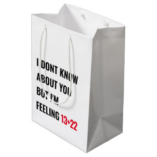 35th Birthday 22 Inspired Party Gift Bag