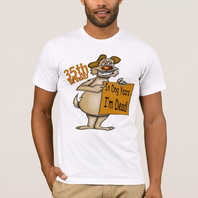 35th Birthday Gifts T Shirt (Front)