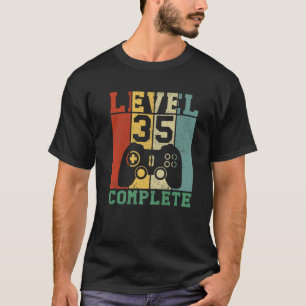 35Th Birthday Level 35 Complete T-Shirt