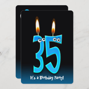 35th Birthday Party Invitation