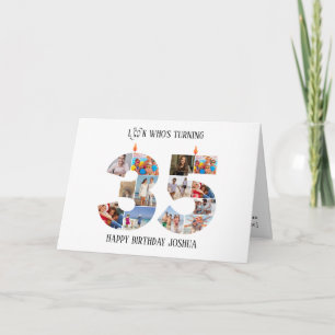 35th Birthday Photo Card