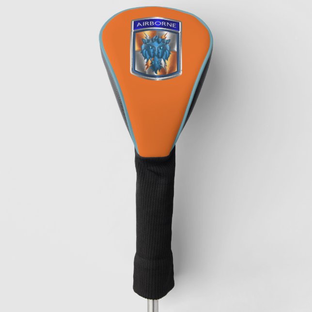 35th Signal Brigade Customised Golf Head Cover (Front)