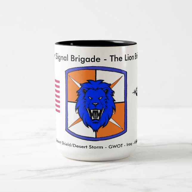 35th Signal Brigade Historic Coffee Mug #2 (Center)
