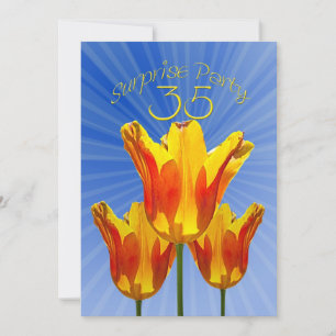 35th Surprise Birthday Party Invitation