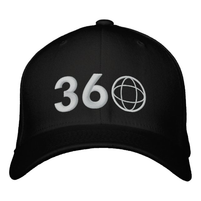 360 Embroidered Baseball Cap (Front)