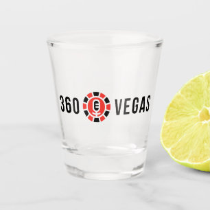 360 Podcast Logo Shot Glass