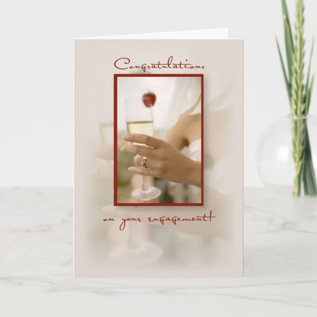 3649 Engagement Congratulations Card (Front)
