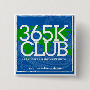 365K Pin! 15 Cm Square Badge