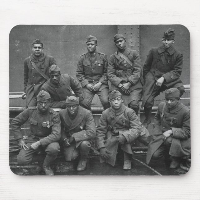 369th New York National Guard Harlem Hellfighters Mouse Pad (Front)