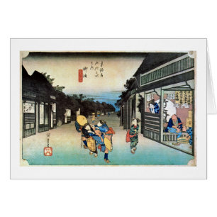 36. 御油宿, 広重 Goyu-juku, Hiroshige, Ukiyo-e