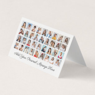 36 Photo Collage Add Your Greeting Pack of Cards