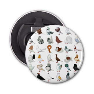 36 Pigeon Breeds Bottle Opener