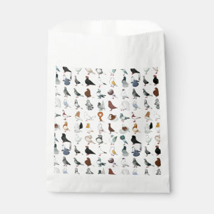 36 Pigeon Breeds Favour Bag