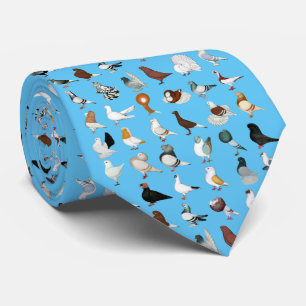 36 Pigeon Breeds Tie