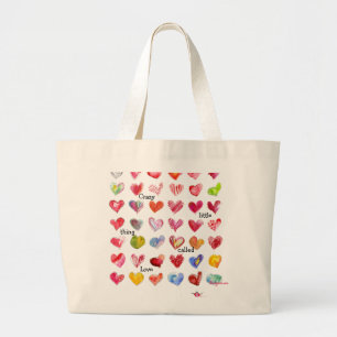 36 Valentine Hearts Tote Bag