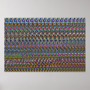 36" x 24" "Invisible" 3D Poster by Magic Eye®