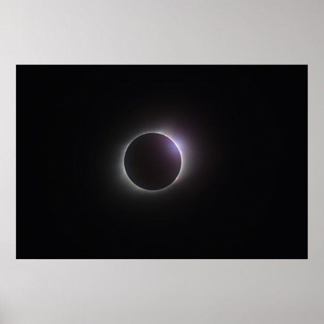 36&quot; x 24&quot; Poster - Total Eclipse 2017 (Front)