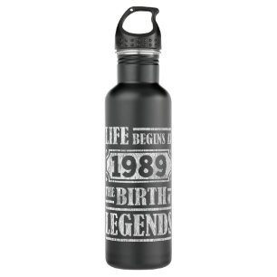 36 Year Old 1989 Birth Of Legend 36th Birthday 710 Ml Water Bottle