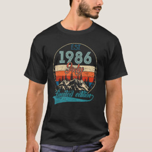 36 Year Old Birthday Est July 1986 T-Shirt