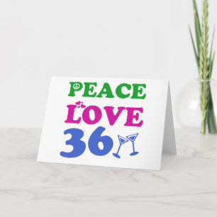 36 years Old birthday designs Card
