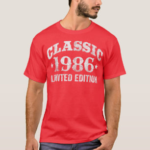 36 Years Old Classic Car 1986 Limited Edition 36th T-Shirt