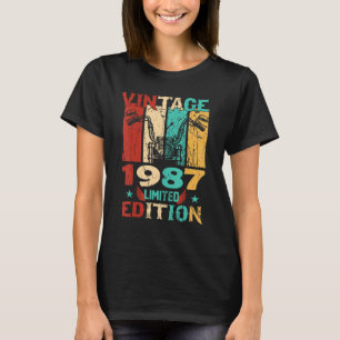 36 Years Old Vintage 1987 Limited Edition 36th Bir T-Shirt