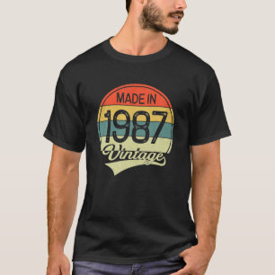 36 Years Old Vintage 1987 Made In 1987 36th T-Shirt