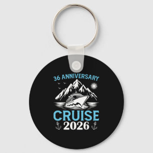 36th Anniversary Cruise 2026 Matching Wedding Coup Key Ring
