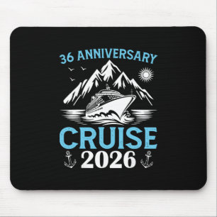 36th Anniversary Cruise 2026 Matching Wedding Coup Mouse Pad