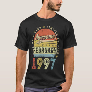 36th Birthday Awesome Since February 1987 36 Year T-Shirt