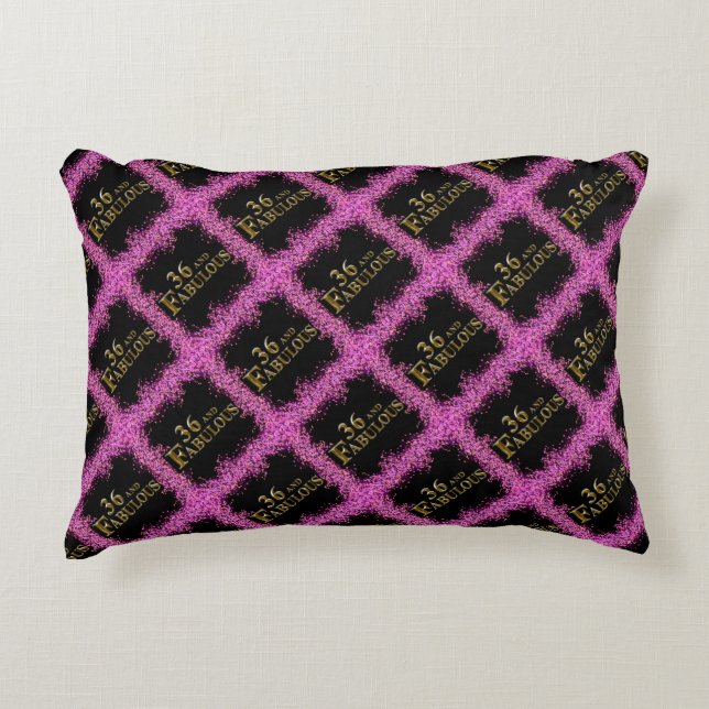36th  Birthday  Decorative Cushion (Front)
