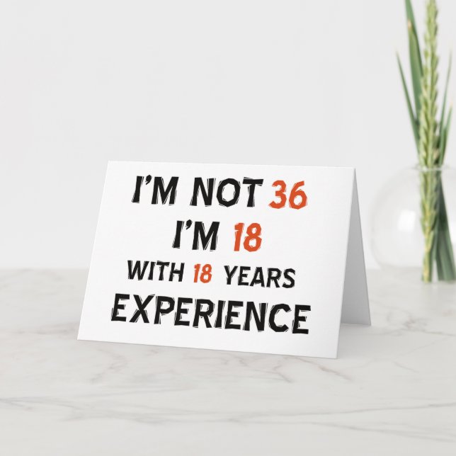 36th birthday designs card (Front)