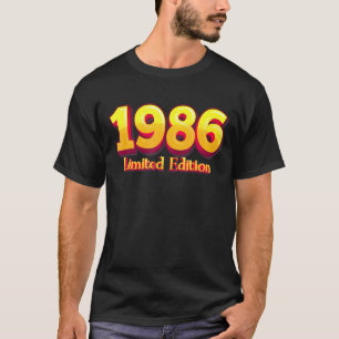 36th Birthday Ladies Mens 36 Years 1986 5 T-Shirt