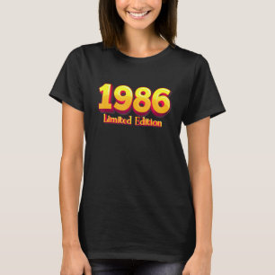 36th Birthday Ladies Mens 36 Years 1986 5 T-Shirt