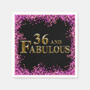 36th  Birthday  Napkin