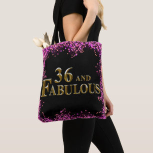 36th Birthday Tote Bag