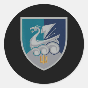 36th Naval Infantry Brigade (ukraine) Ukrainian Mi Classic Round Sticker