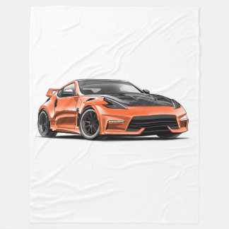 370z drawing fleece blanket