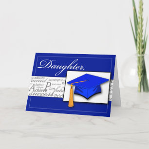 3727 Daughter Graduation Words Card